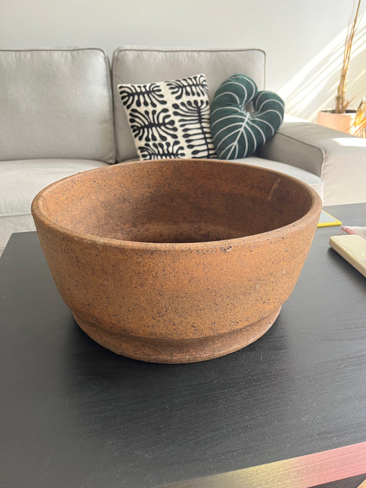 Vintage Speckle Brown Pot